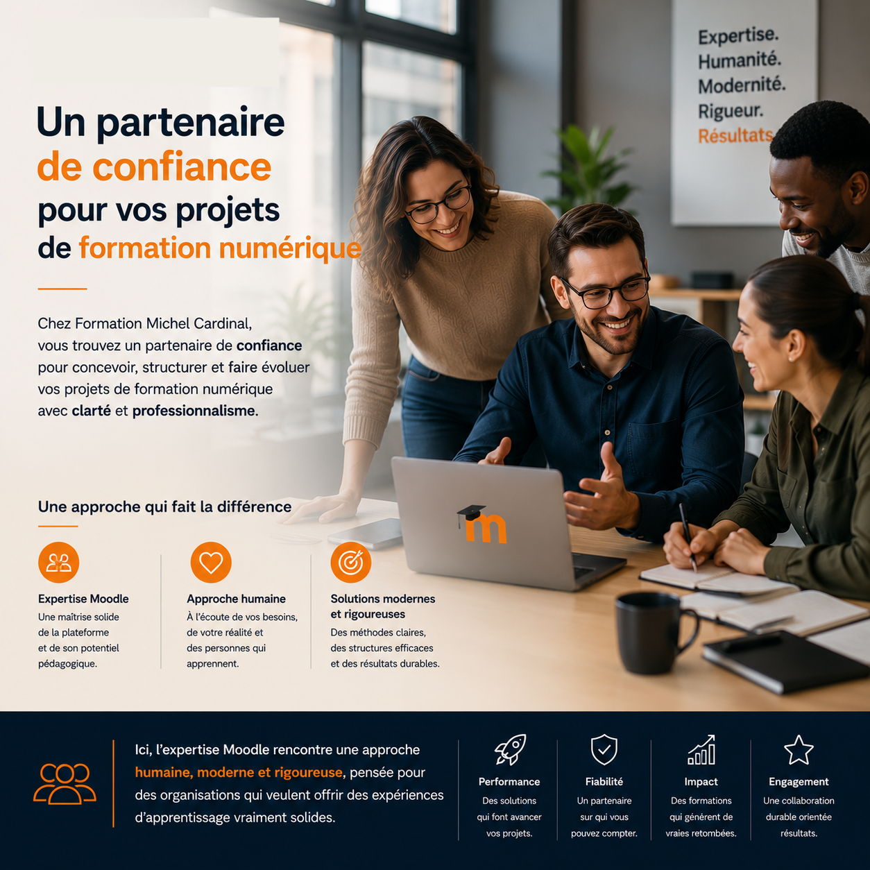 Partenaire de confiance - Formation Michel Cardinal